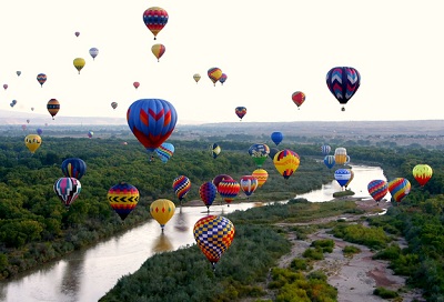 Albuquerque International Balloon Festival (Festival Internacional de Balões) - Albuquerque, Novo México